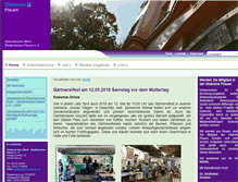 Tablet Screenshot of diakonie-plauen.de